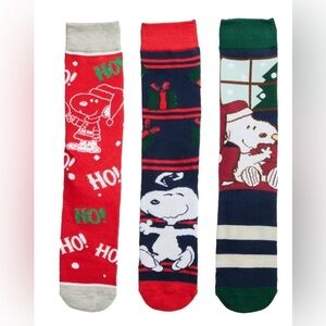 Peanuts Men's Crew Socks, 3-Pack